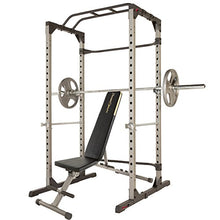 Load image into Gallery viewer, Fitness Reality 810XLT Super Max Power Cage | Optional Lat Pull-down Attachment and Adjustable Leg Hold-down | Power Cage Only

