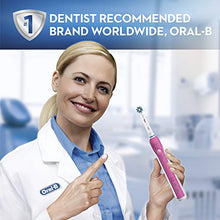 Load image into Gallery viewer, Oral-B Pro 1000 CrossAction Electric Toothbrush, Pink, Powered by Braun
