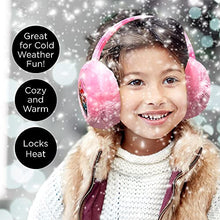 Load image into Gallery viewer, Disney Toddler Winter Earmuffs and Kids Gloves, Princess Ear Warmers, Pink, Little Girls, Ages 4-7
