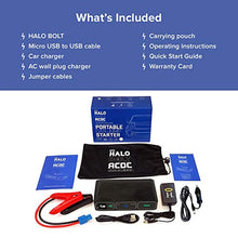 Load image into Gallery viewer, HALO Bolt Wireless Laptop Power Bank - 44400 mWh Portable Phone Laptop Charger Car Jump Starter with AC Outlet and Car Charger, Camo

