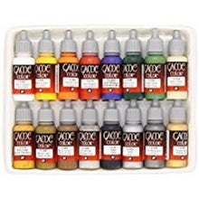 Load image into Gallery viewer, Acylicos Vallejo - 72299 - Acrylic 16 Colors for Fantasy Figures

