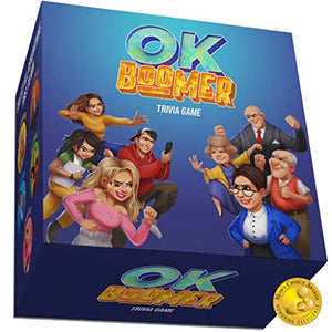 OK Boomer Trivia Card Game | for Game Night, Holiday Party, Camping Games, Travel Cards or Funny Gift | Trivia for All Ages 12+