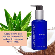 Load image into Gallery viewer, Naturopathica Aloe Cleansing Gel (5 oz.) &amp; Lavender Honey Balancing Mist (4 oz.) Set - Gentle Facial Cleanser, Toner, Balancer
