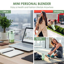 Load image into Gallery viewer, Portable Blender, REDMOND Mini Personal Blender, Shakes and Smoothies Maker, Small Juice Blender, 300ml/10oz USB Rechargeable BPA Free, Sport/Gym/Office/Study/Travel-Green
