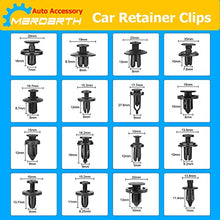 Load image into Gallery viewer, 620 Pcs Car Retainer Clips &amp; Plastic Fasteners Kit Fender Rivet Clips 16 Most Popular Sizes Auto Push Pin Rivets Set
