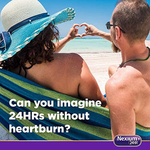 Nexium 24HR Acid Reducer Heartburn Relief Capsules for All-Day and All-Night Protection from Frequent Heartburn, Heartburn Medicine with Esomeprazole Magnesium - 28 Count