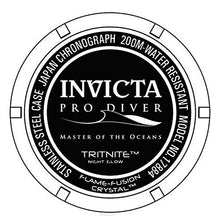 Load image into Gallery viewer, Invicta Men's 17884 Pro Diver 18k Gold Ion-Plated Stainless Steel Chronograph Watch
