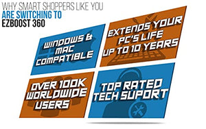 EZBoost 360 Windows and Mac Antivirus Software Total Protection & Computer Optimizer Utilities | Security, Fixer, Booster, Cleaner