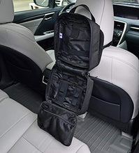 Load image into Gallery viewer, Lightning X Rip-Away Officer's Patrol Tactical Gunshot &amp; Trauma IFAK Kit w/Headrest Mount - Black
