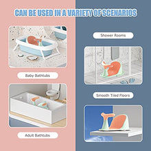 Load image into Gallery viewer, Baby Bath Seat Infant Bath Seat Baby Bathtub Seat for Baby Sitting Up in The Tub Toddler Bath Seat 6 to 18 Months Baby Shower Seat Baby Bath Chair with Non-Slip Mat Toys Backrest Suction Cups (orange)
