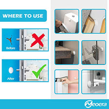 Load image into Gallery viewer, Neoera Door Stopper Wall Protector (5Pack) 2.3" Rubber Door Handle Bumper, Wall Protectors with Premium Self Adhesive Sticker for Protecting Wall (White)

