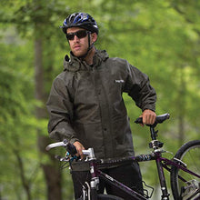 Load image into Gallery viewer, FROGG TOGGS Men&#39;s Classic All-Sport Waterproof Breathable Rain Suit , Stone Jacket/Black Pants, X-Large

