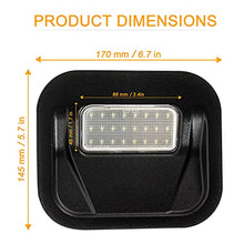 Load image into Gallery viewer, LED MultiPro Tailgate Step Light - LED Truck Bed Multi-Pro Lamp with GMC Sierra 1500 2019-2020 2500 3500 HD with MultiPro Tailgate 2020 Replacement for 84347814(OEM)
