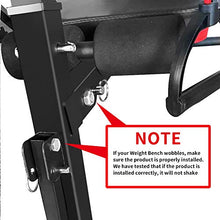 Load image into Gallery viewer, HOLATO Adjustable Weight Bench for Full Body Workout ,Foldable Workout Bench Home Gym Weightlifting and Strength Training,Multi-Purpose Sit up Bench Portable Exercise Bench

