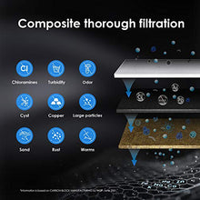 Load image into Gallery viewer, Waterdrop 10UB Under Sink Drinking Water Filtration System, NSF/ANSI 42 Certified, with Dedicated Brushed Nickel Faucet, 8000 Gallons to Reduce Chlorine, Heavy Metals, USA Tech
