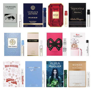 12 Designer Fragrance Sample Vials for Women