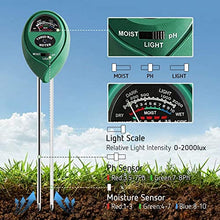 Load image into Gallery viewer, VIVOSUN Digital PH Meter, TDS and EC Pen for Water, Soil Moisture Tester
