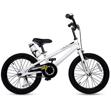 Load image into Gallery viewer, RoyalBaby Kids Bike Boys Girls Freestyle BMX Bicycle With Kickstand Gifts for Children Bikes 18 Inch White
