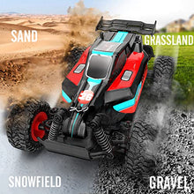 Load image into Gallery viewer, Loozix RC Racing Car, 1:20 Scale 2.4GHZ Remote Control Car 20KM/H High Speed Racing RC Truck Electric Toy Vehicle with 2 Rechargeable Batteries for Boys Kids
