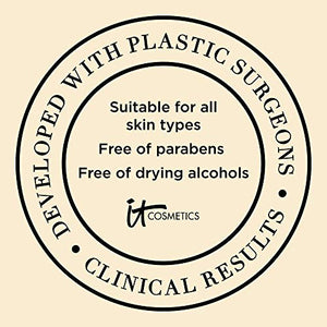 IT Cosmetics Confidence in a Cream - Facial Moisturizer - Reduces the Look of Wrinkles & Pores, Visibly Brightens Skin - With Hyaluronic Acid & Collagen - 2.0 fl oz