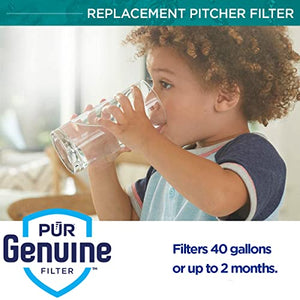 PUR PPF951K Water Pitcher Replacement Filter with Lead Reduction, 1 pack