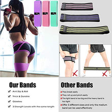 Load image into Gallery viewer, Exercise Resistance Bands for Legs and Butt, Anti-Slip &amp; Roll Workout Booty Bands for Women Squat Glute Hip Training, 3 Levels Sports Fitness Band -JUEYINGBAILI
