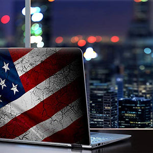 15 15.6 inch Laptop Notebook Skin vinyl Sticker Cover Decal Fits 13.3" 14" 15.6" 16" HP Lenovo Apple Mac Dell Compaq Asus Acer/American Flag distressed