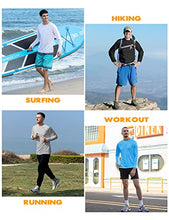 Load image into Gallery viewer, NAVISKIN Men's Sun Protection UPF 50+ UV Outdoor Long Sleeve Shirts Blue Size M
