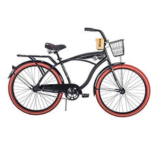 Load image into Gallery viewer, Huffy 26” Nel Lusso Men's Cruiser Bike, Matte Black
