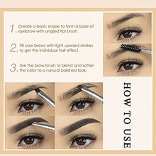 Load image into Gallery viewer, Waterproof Eyebrow Gel for Long Lasting, Highly Tinted Liquid Eye Brow Makeup, Sweatproof, Natural (Brunette)
