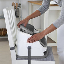 Load image into Gallery viewer, Ingenuity Baby Base 2-in-1 Booster Feeding and Floor Seat with Self-Storing Tray, Slate
