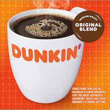 Load image into Gallery viewer, Dunkin' Original Blend Medium Roast Coffee, 44 Keurig K-Cup Pods
