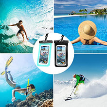 Load image into Gallery viewer, Syncwire Waterproof Phone Pouch [2-Pack] - Universal IPX8 Waterproof Phone Case Dry Bag with Lanyard Compatible with iPhone 13/12/11 Pro XS MAX XR X 8 7 6 Plus Samsung S22 S20 and More Up to 7 Inches
