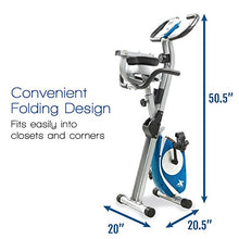 Load image into Gallery viewer, XTERRA Fitness FB350 Folding Exercise Bike, Silver
