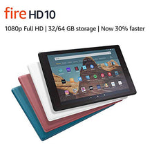 Load image into Gallery viewer, Fire HD 10 Tablet (10.1&quot; 1080p full HD display, 32 GB) – Black
