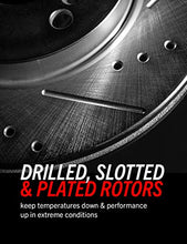 Load image into Gallery viewer, Power Stop K4583-26 Rear Z26 Carbon Fiber Brake Pads with Drilled &amp; Slotted Brake Rotors Kit
