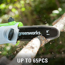 Load image into Gallery viewer, Greenworks 40V 8-inch Cordless Pole Saw with Hedge Trimmer Attachment 2.0Ah Battery and Charger Included
