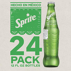 Mexican Sprite Glass Bottle, 12 fl oz, 24 Pack