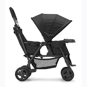 Joovy Caboose Too Graphite Stand-On Tandem Stroller, Black