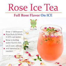 Load image into Gallery viewer, Dualspices Rose Buds &amp; Petals Tea 4 Oz - Food Grade Edible Fragrant Natural Healthy Best for Tea, Baking, Making Rose Water, Crafting Freshest Directly from BULGARIA
