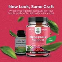 Load image into Gallery viewer, Herbal Menopause Supplement for Women - Perfect for Estrogen Balance Night Sweats &amp; Hot Flashes Menopause Relief - Black Cohosh for Menopause and Hot Flash Relief with Chasteberry &amp; Dong Quai 60ct
