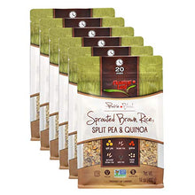 Load image into Gallery viewer, Floating Leaf Sprouted Brown Rice, Split Pea and Quinoa Blend - 14 ounces, 6 count - Gluten Free Brown Rice - Non GMO - All Natural - Vegan - Complete Plant Based Protein
