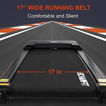 Load image into Gallery viewer, ECHANFIT Folding Treadmill Electric Motorized Running Machine with 2.5 HP Power 15 Preset Programs 17&#39;&#39;Wide Tread Belt 8.5 MPH Max Speed for Home Use
