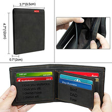 Load image into Gallery viewer, Custom Engraved Wallet,Personalized Photo RFID Wallets for Men,Husband,Dad,Son,Personalized Gifts
