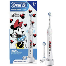 Load image into Gallery viewer, Oral-B Kids Electric Toothbrush Featuring Disney's Minnie Mouse, for Kids 6+
