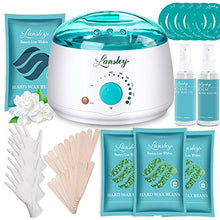 Load image into Gallery viewer, ILansley Waxing Kit for Women Men Coarse Hair Removal with Moisturizing Aloe Formulas Hard Stripless Wax Beads, Relaxing Wax Kit for Legs, Face, Underarm, Bikini, Brazilian
