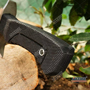 Tactical Knife Survival Knife Hunting Knife 17.25" Fixed Blade Knife Razor Sharp Edge Camping Accessories Camping Gear Survival Kit Survival Gear Tactical Gear 74540 (Silver)