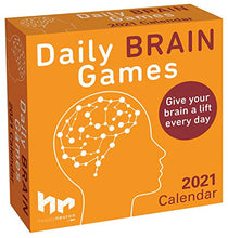 Load image into Gallery viewer, Daily Brain Games 2021 Day-to-Day Calendar
