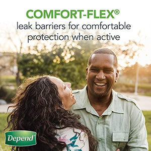 Depend Incontinence Guards/Bladder Control Pads for Men, Maximum Absorbency, 168 Count (2 Packs of 84) (Packaging May Vary)