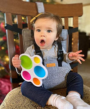 Load image into Gallery viewer, liuliuby Travel Harness Seat - Fabric Baby Portable High Chair for Travel - Travel High Chair Seat Sack - Portable Baby Seat with Safety Harness – Parent Pouch Must Haves Baby Travel Essential
